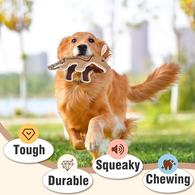 Durable Armadillo-Shaped Dog Toy for Chewing, Fetch & Interactive Play