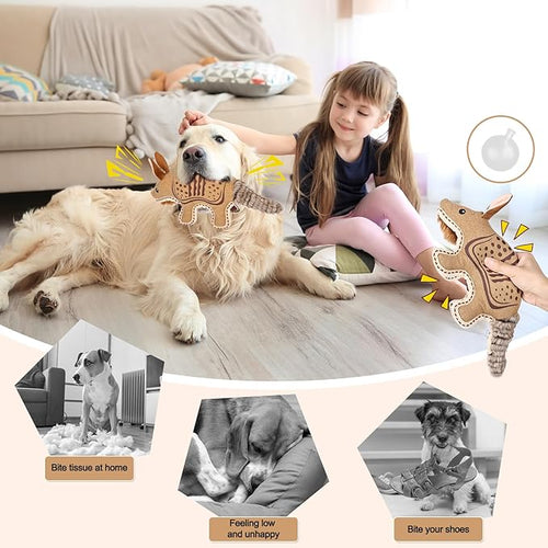 Durable Armadillo-Shaped Dog Toy for Chewing, Fetch & Interactive Play